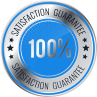 100% Satisfaction Guarantee badge.